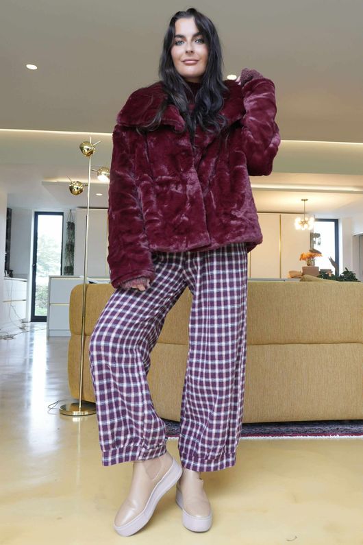 Fergus Demi Bloom Pant Burgundy
